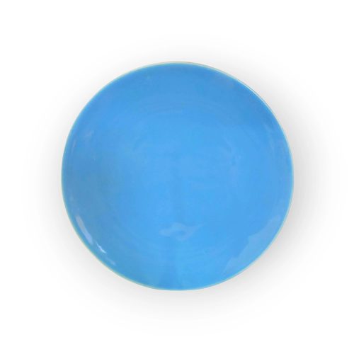Reggelizős tányér világos kék