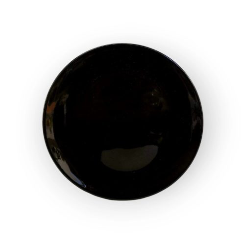 Reggelizős tányér fekete