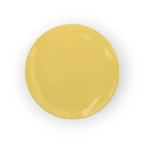 Reggelizős tányér pasztell sárga