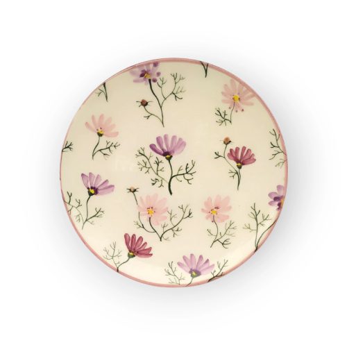 Reggelizős tányér Pille virág